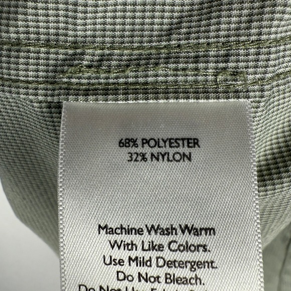 Eddie Bauer Sport Shop Shirt Mens XLT Short Sleeve Vented‎ Zipper Chest Pockets - Picture 11 of 11